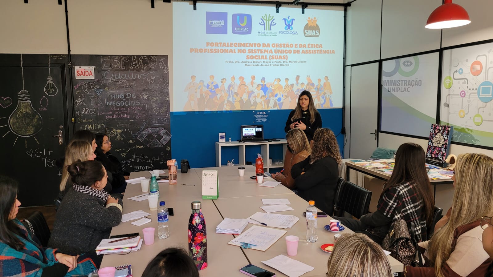 Prefeitura de Lages Primeiro encontro do projeto de extensão “Fortalecimento da Gestão e da Ética Profissional no Sistema Único de Assistência Social”