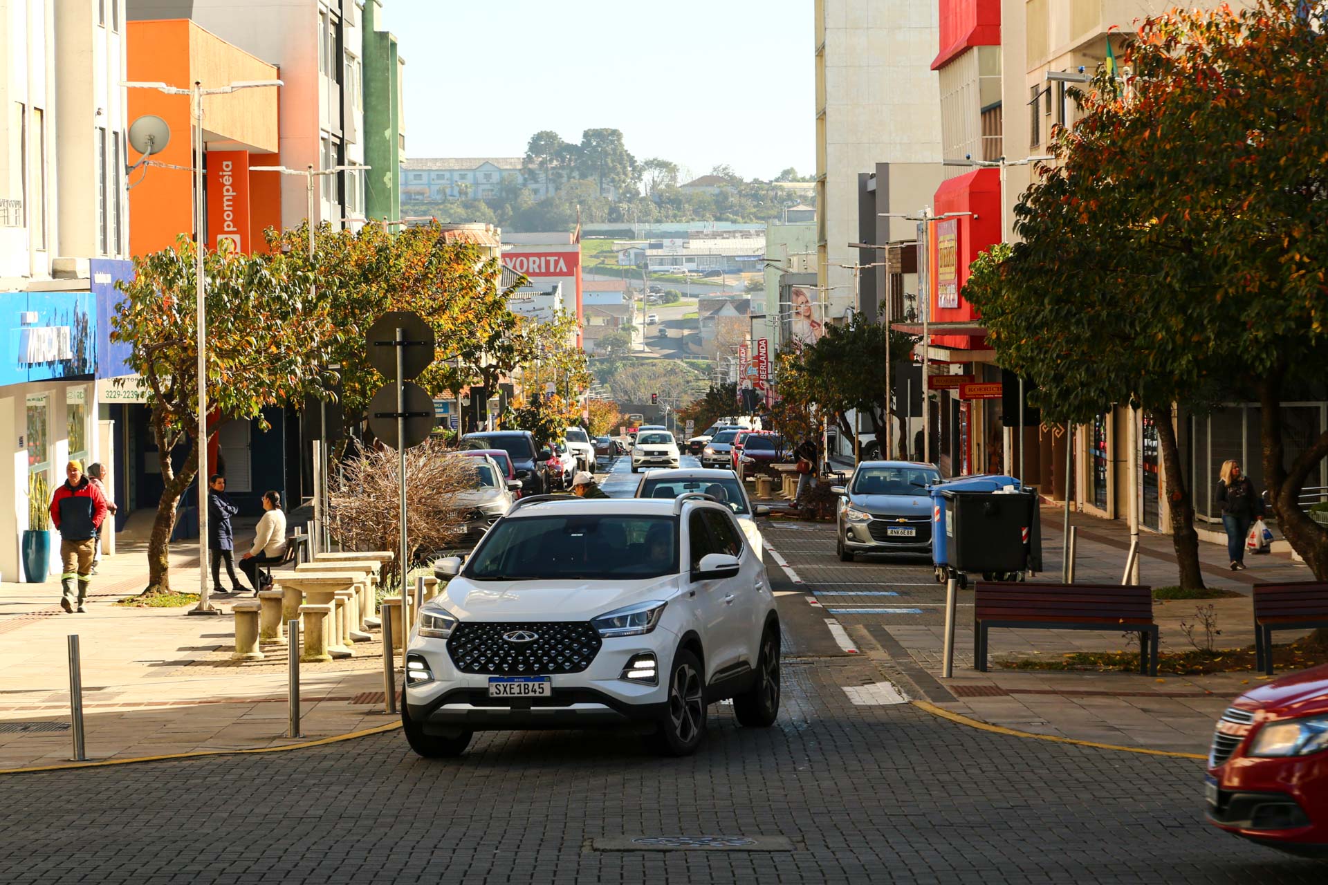 Prefeitura de Lages Rua Nereu Ramos está totalmente liberada para veículos após Festa Nacional do Pinhão