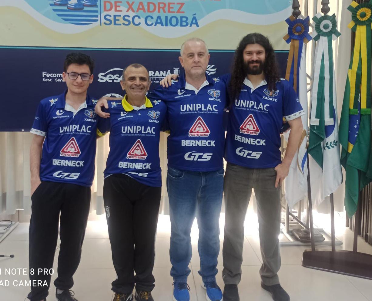 Prefeitura de Lages Lageanos estão participando do 9° Torneio Internacional de Xadrez Sesc Caiobá, realizado na cidade de Matinhos, litoral paranaense