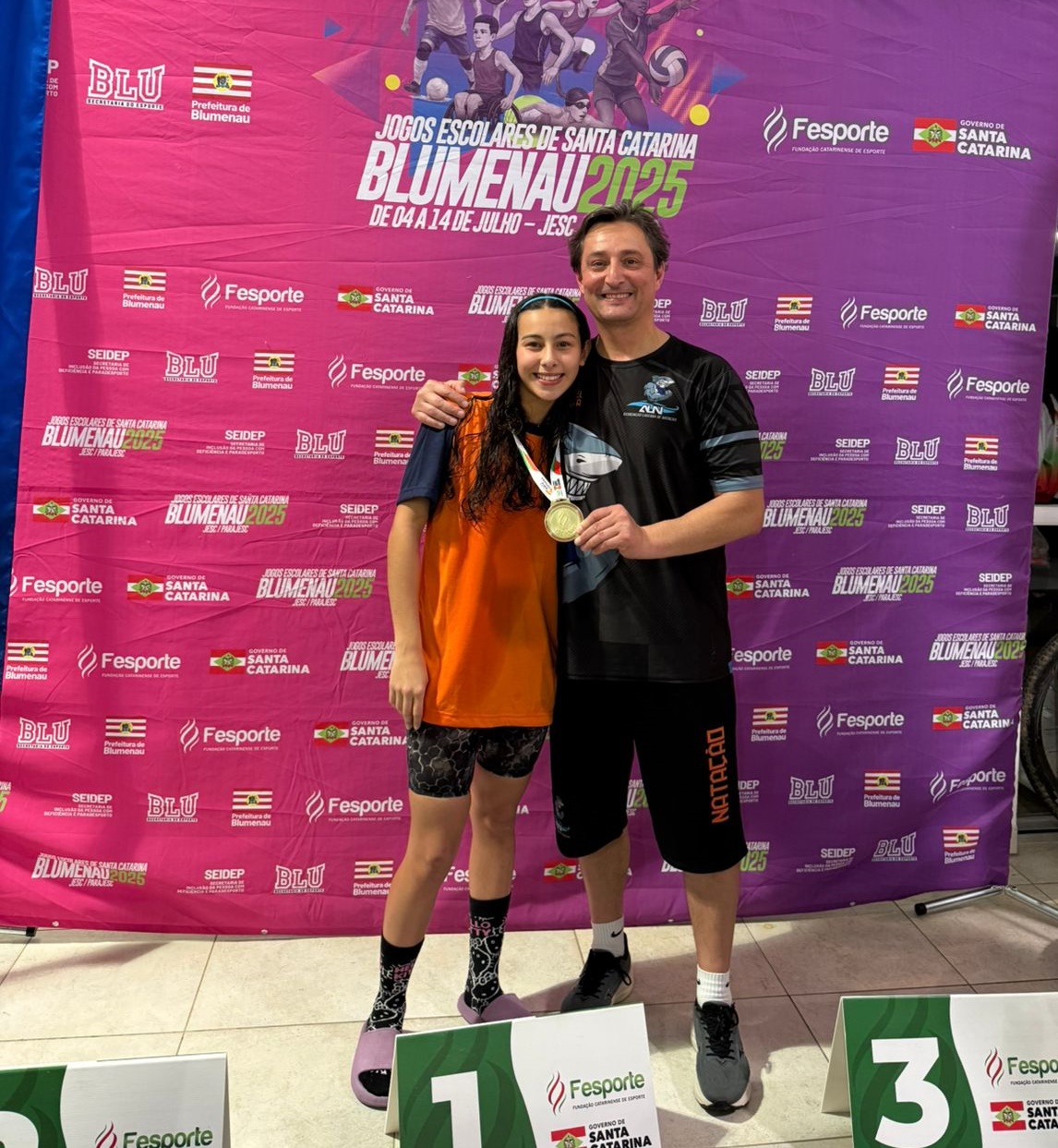 Prefeitura de Lages Lages conquista medalhas e segue na briga por mais pódios no Jesc 12 a 14 anos