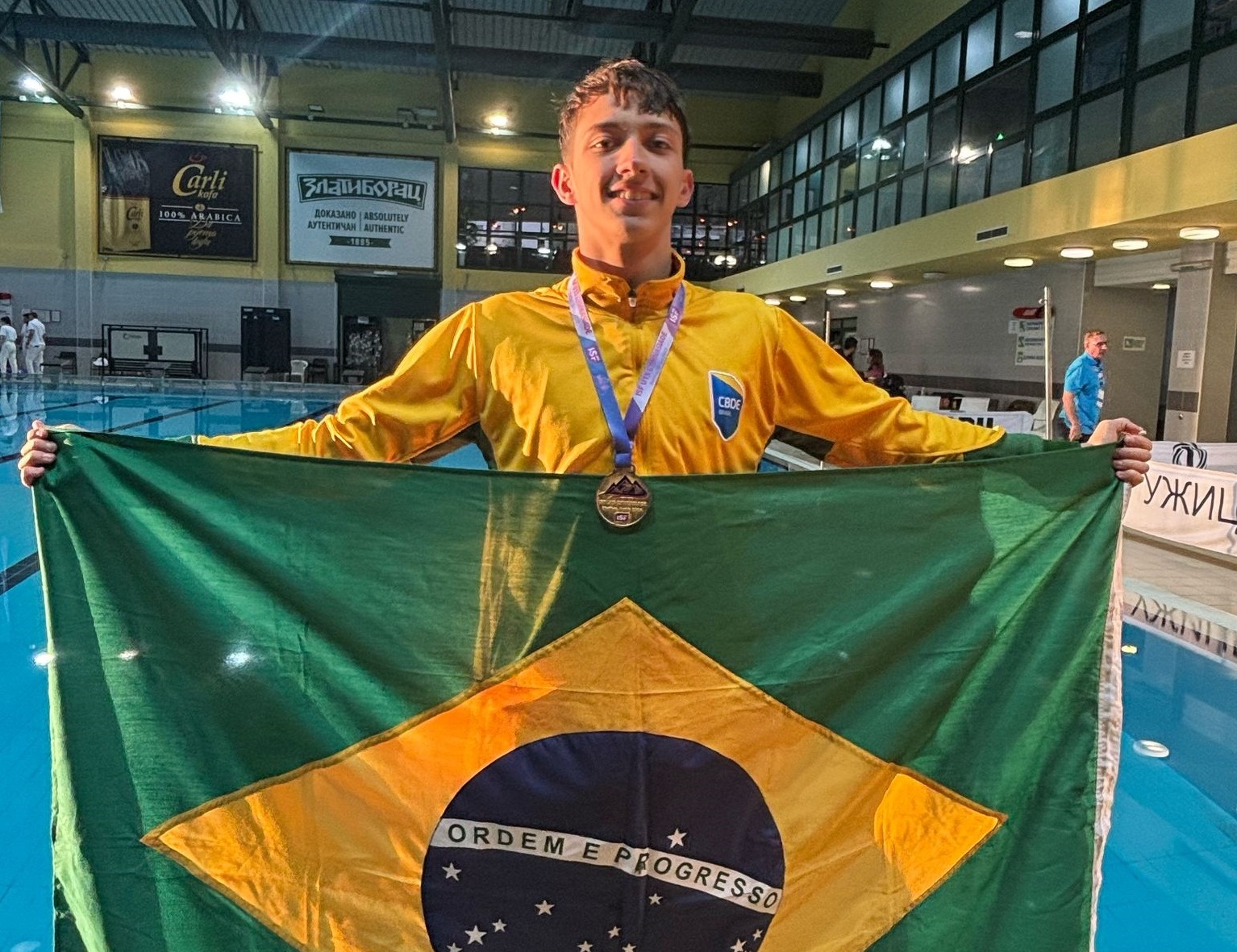 Prefeitura de Lages Lageano Gabriel Nerbass é convocado para representar o Brasil no Sul-Americano Juvenil de natação