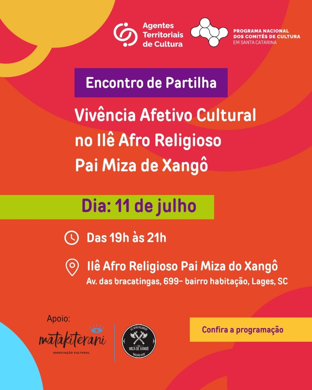 Prefeitura de Lages Vivência Afro Cultural em Lages convida comunidade para diálogo e celebração