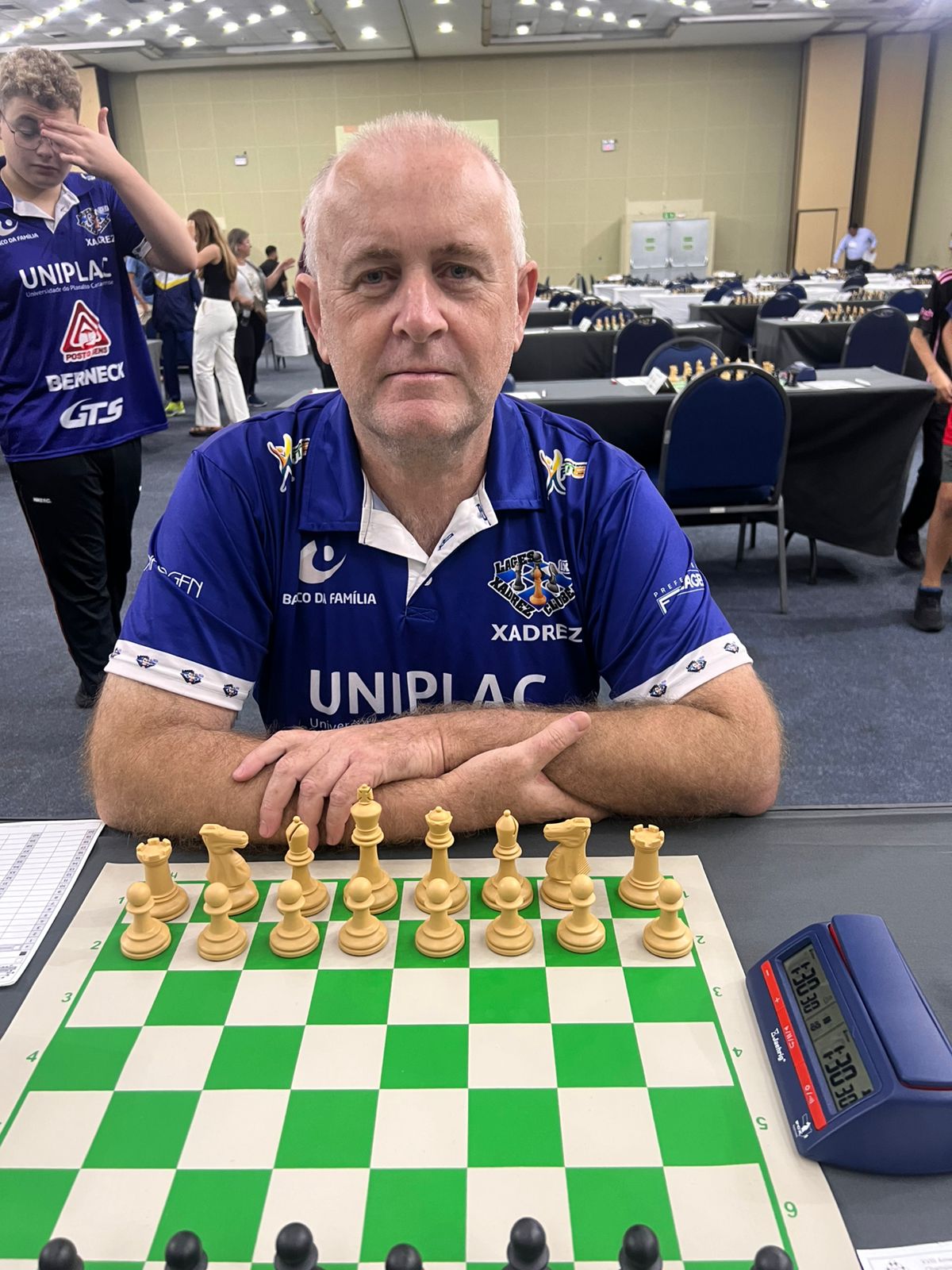 Prefeitura de Lages Charles Gauche representa Lages no Aberto de Xadrez em Timbó