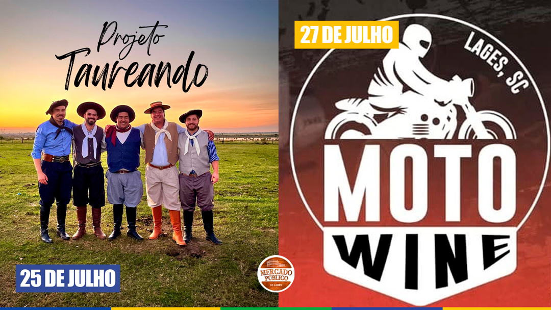 Prefeitura de Lages O fim de semana será cheio de atrações inéditas no Mercado Público de Lages