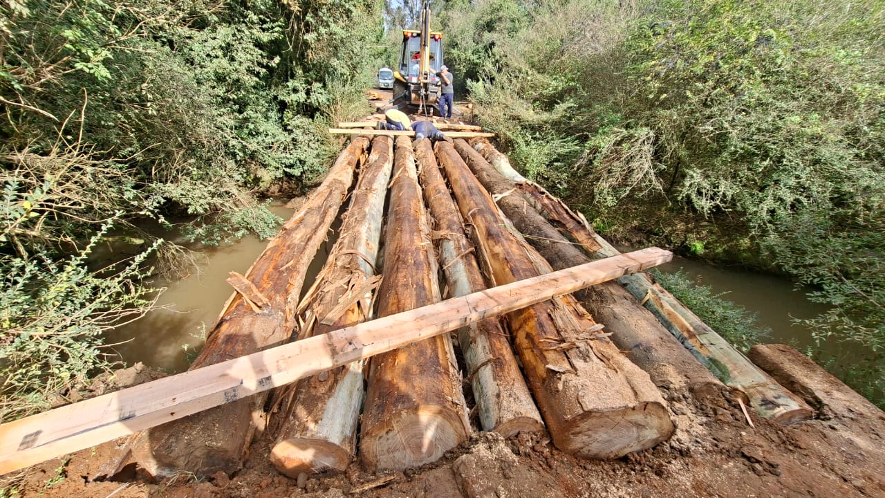 Prefeitura de Lages Reconstrução de ponte interditará tráfego de veículos na estrada geral de Lambedor