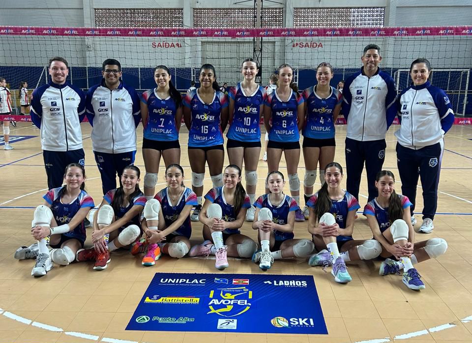 Prefeitura de Lages Avofel conquista título da 3ª etapa do Catarinense Sub-14 de Vôlei em Lages