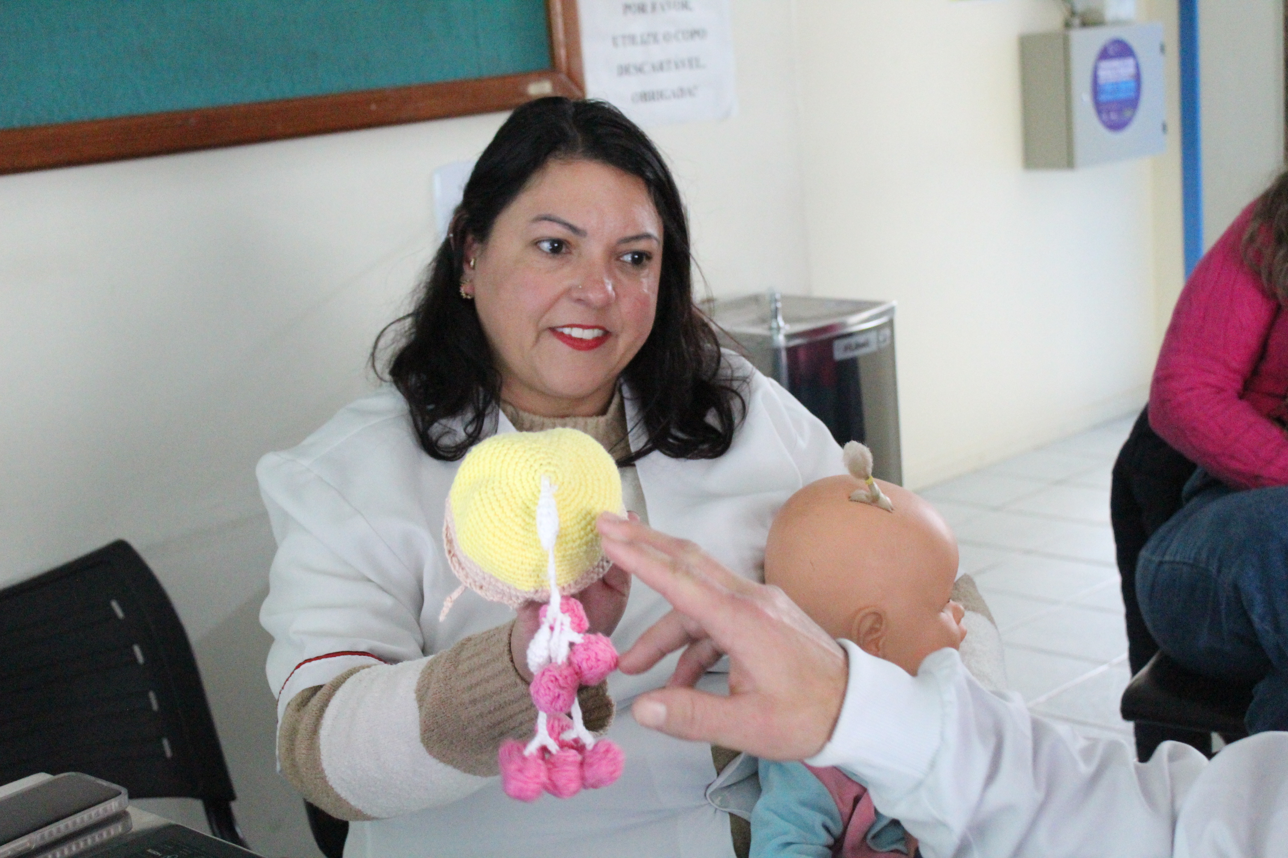 Prefeitura de Lages Unidade Básica de Saúde do bairro São Pedro realiza ação “Agosto Dourado” sobre amamentação