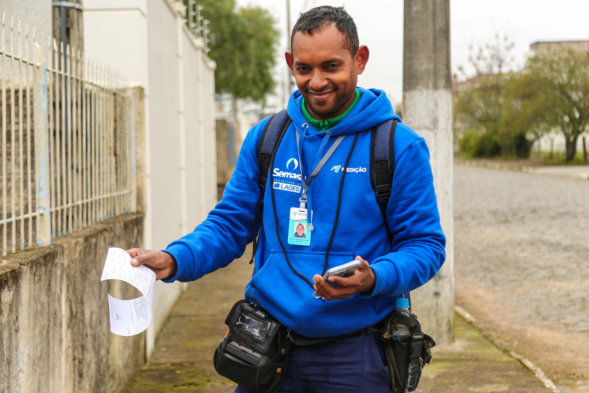 Prefeitura de Lages Nova empresa está atuando nas medições de hidrômetros em Lages