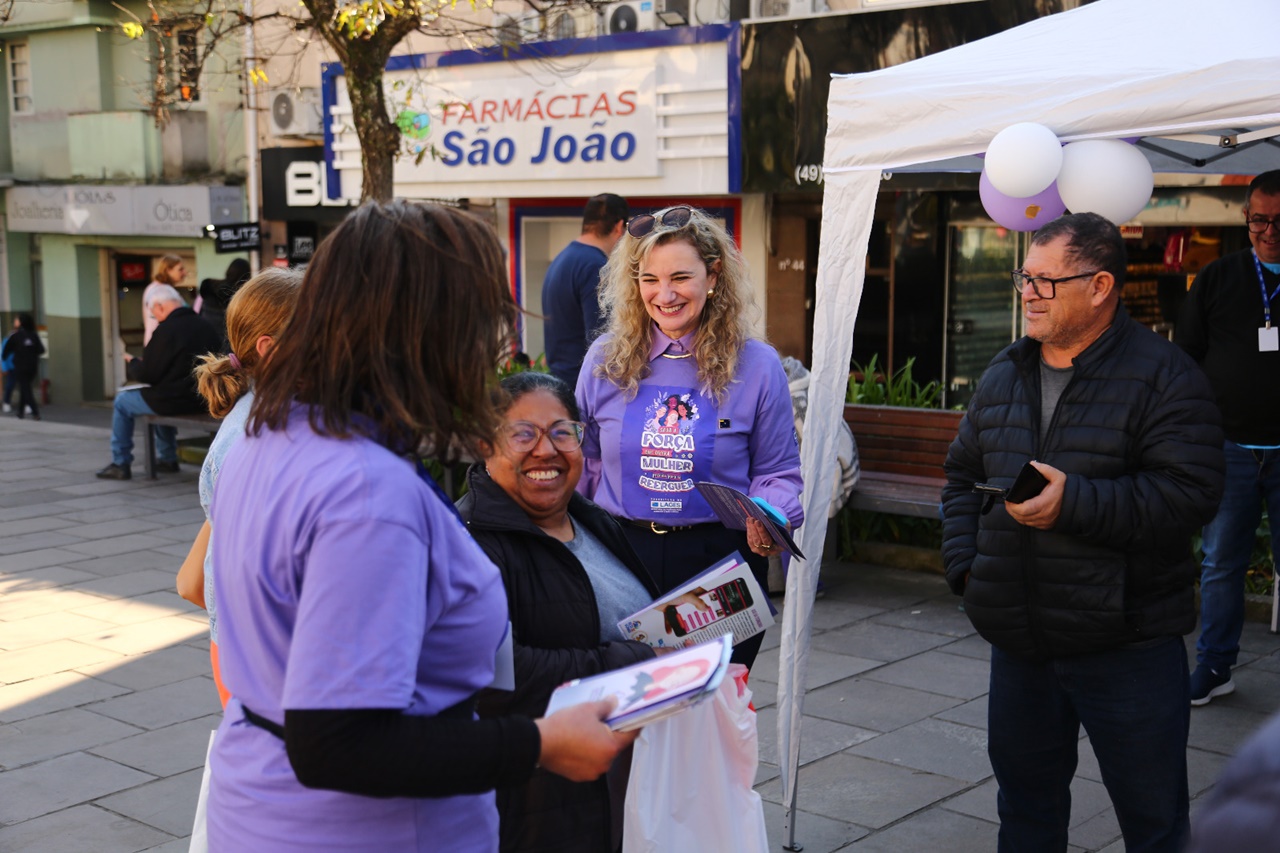 Prefeitura de Lages Agosto Lilás em Lages: programação segue no Calçadão da Praça João Costa nesta quinta
