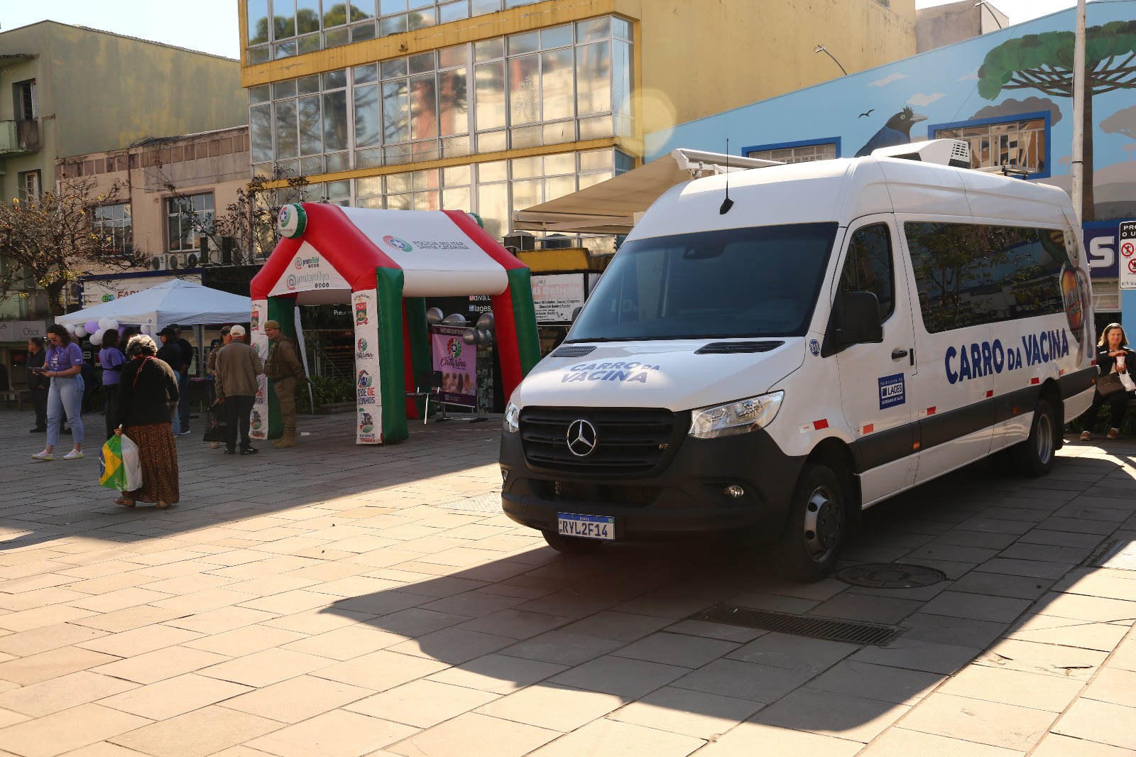 Prefeitura de Lages Carro da Vacina atenderá os bairros Guarujá e Novo Milênio nesta terça-feira