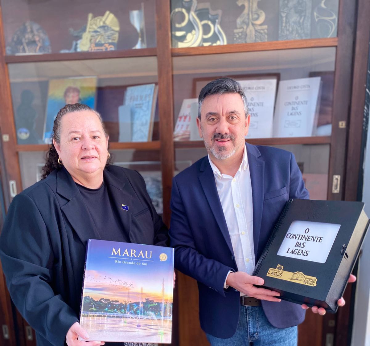 Prefeitura de Lages Lages recebe secretário de Marau (RS) para troca de experiências culturais