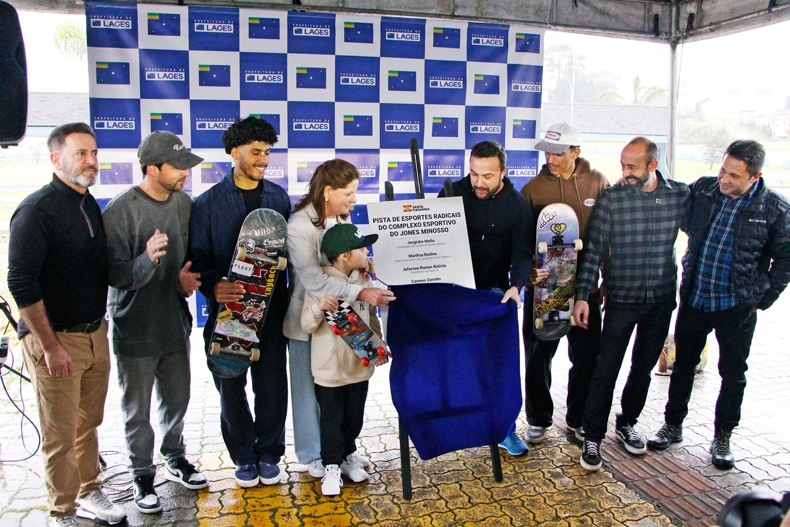 Prefeitura de Lages Pista de esportes radicais é oficialmente entregue à comunidade em Lages