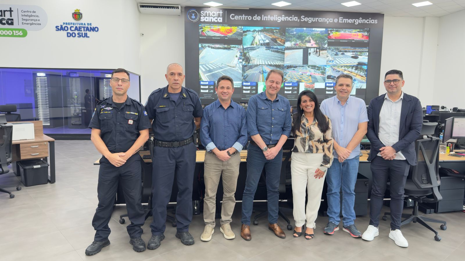 Prefeitura de Lages Prefeitura de Lages conhece soluções de mobilidade e segurança inteligente desenvolvidas pela cidade paulista São Caetano do Sul