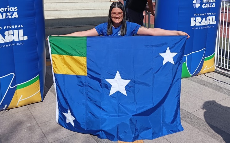 Prefeitura de Lages Orgulho Lageano ❤️ - 6, 5, 4, 3, 2, 1! É Parajasc, minha gente! Íntima dos lugares mais altos do pódio, Aline chega para mostrar sua experiência no 9º Parajasc da sua carreira e o primeiro da história de Lages 