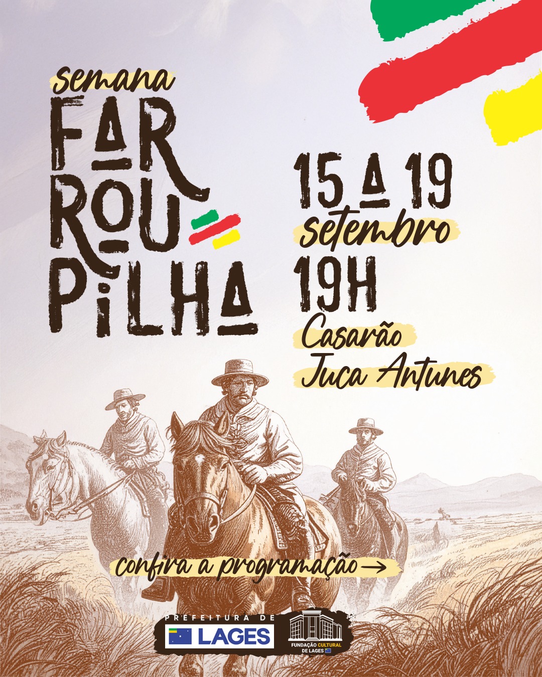 Prefeitura de Lages Fundação Cultural prepara programação especial para a Semana Farroupilha em Lages