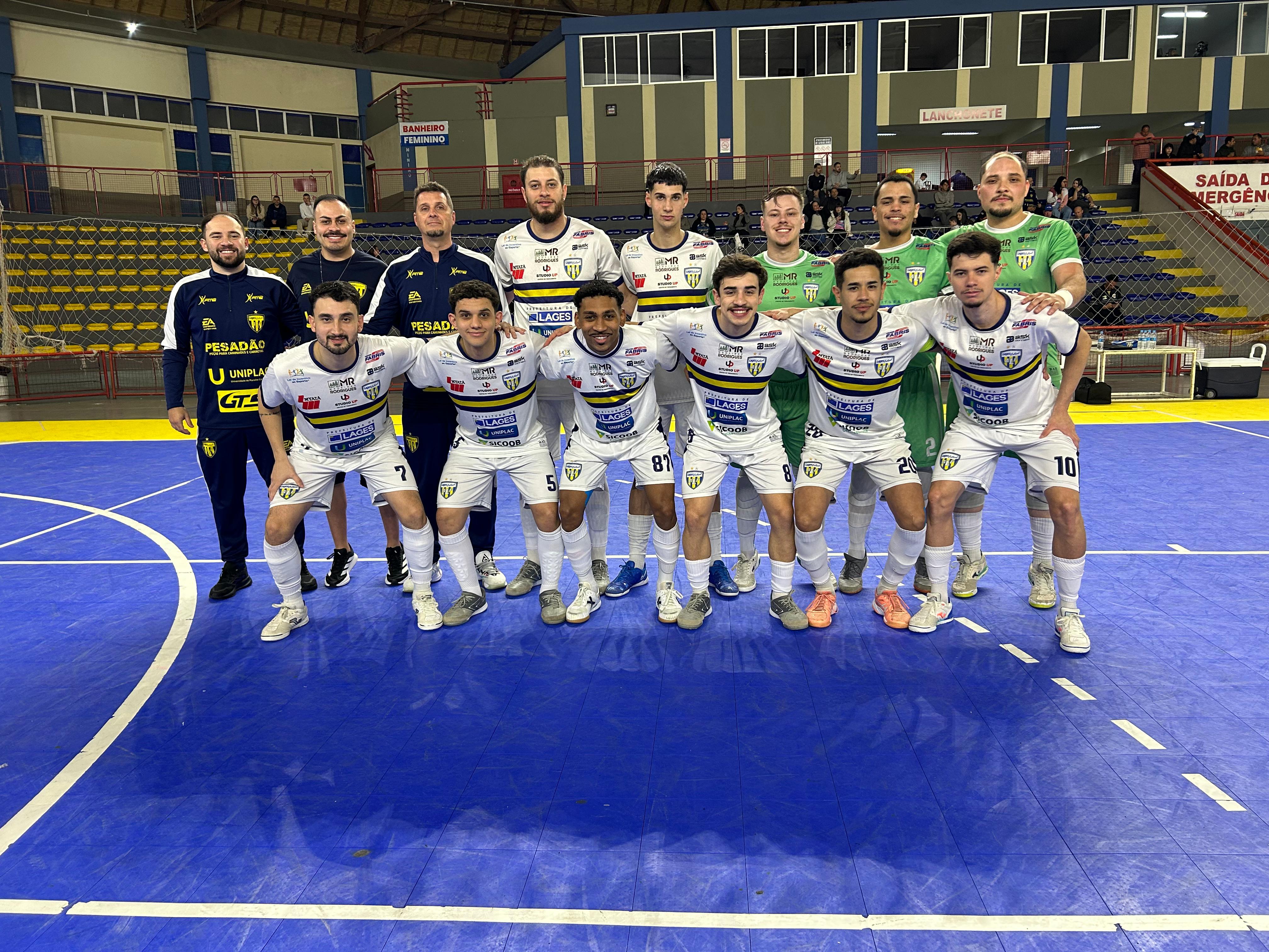 Prefeitura de Lages Lages Futsal vence o Marcílio Dias no Jones Minosso e segue firme rumo à classificação