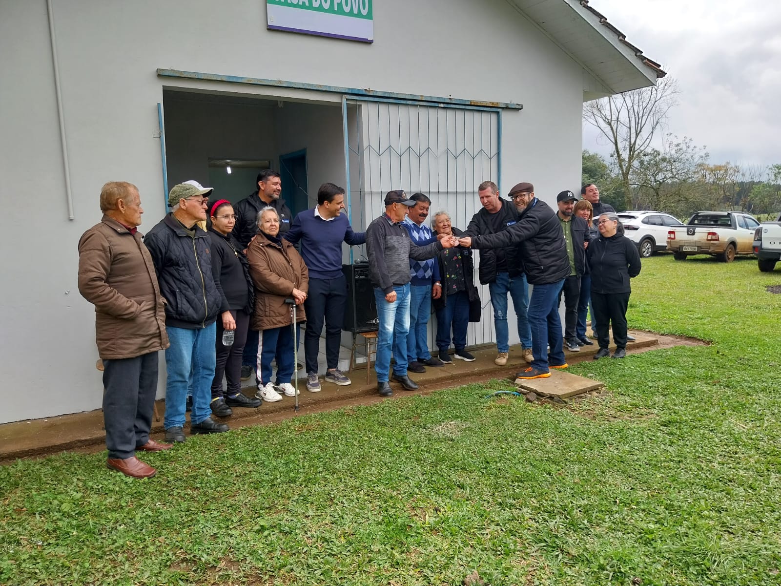 Prefeitura de Lages Comunidade de Santa Terezinha inaugura Casa do Povo