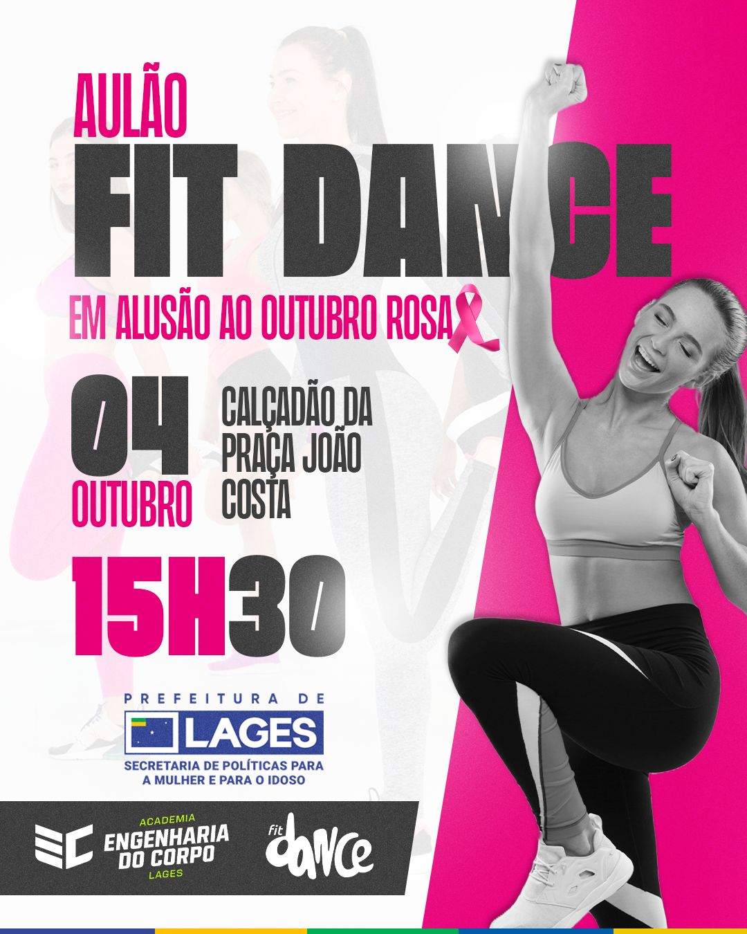 Prefeitura de Lages Lages dá início às ações do Outubro Rosa com muitas atividades ao longo do mês