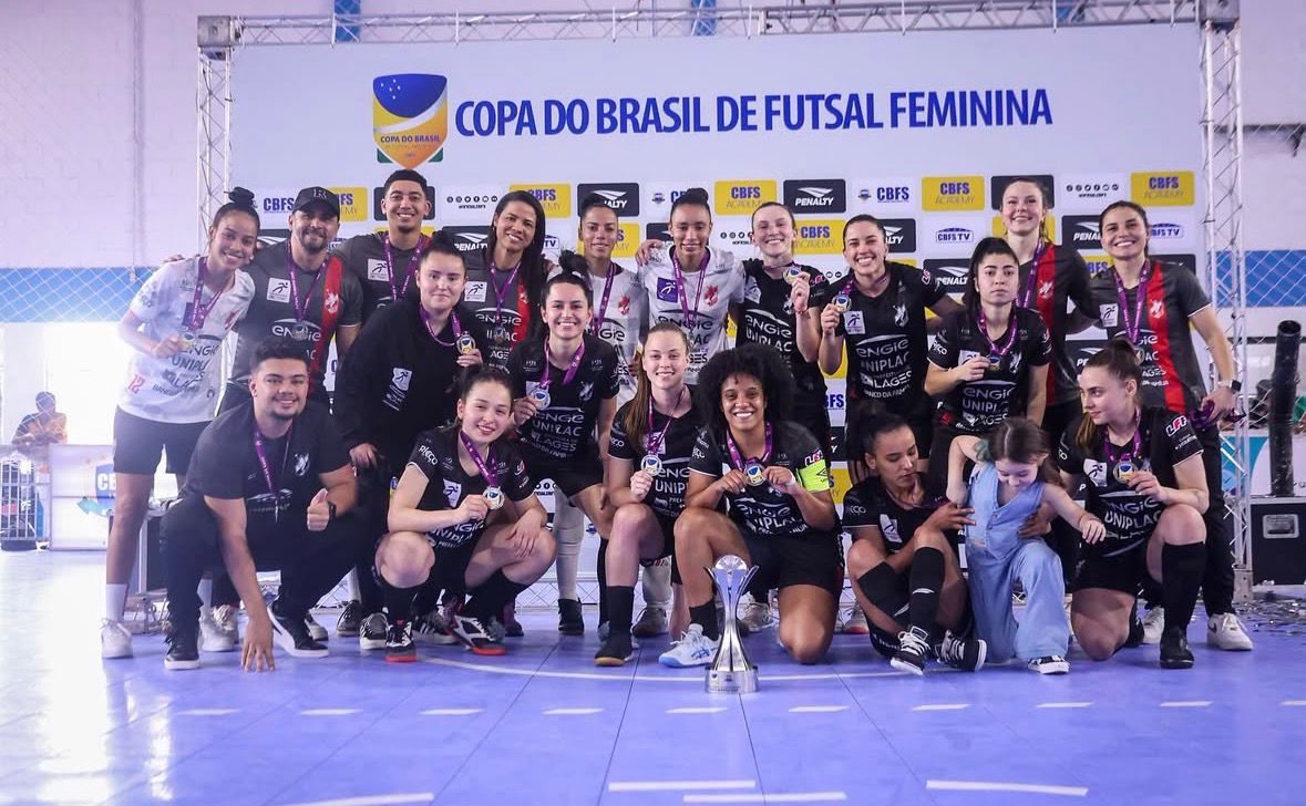 Prefeitura de Lages “Leoas da Serra” ficam com o vice-campeonato da Copa do Brasil de Futsal Feminino e garantem vaga na Supercopa de 2026