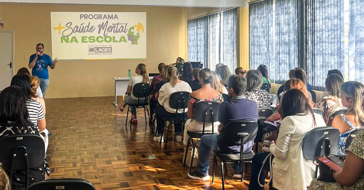 Prefeitura de Lages Programa Mais Saúde Mental na Escola é apresentado às direções das unidades de ensino municipais