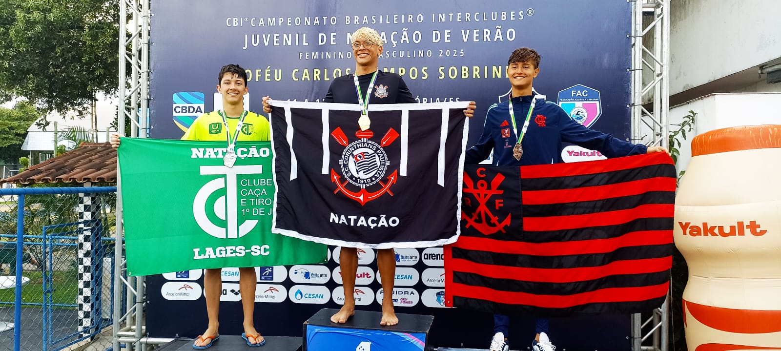 Prefeitura de Lages Lages garante pódio no Campeonato Brasileiro Interclubes Juvenil de Natação