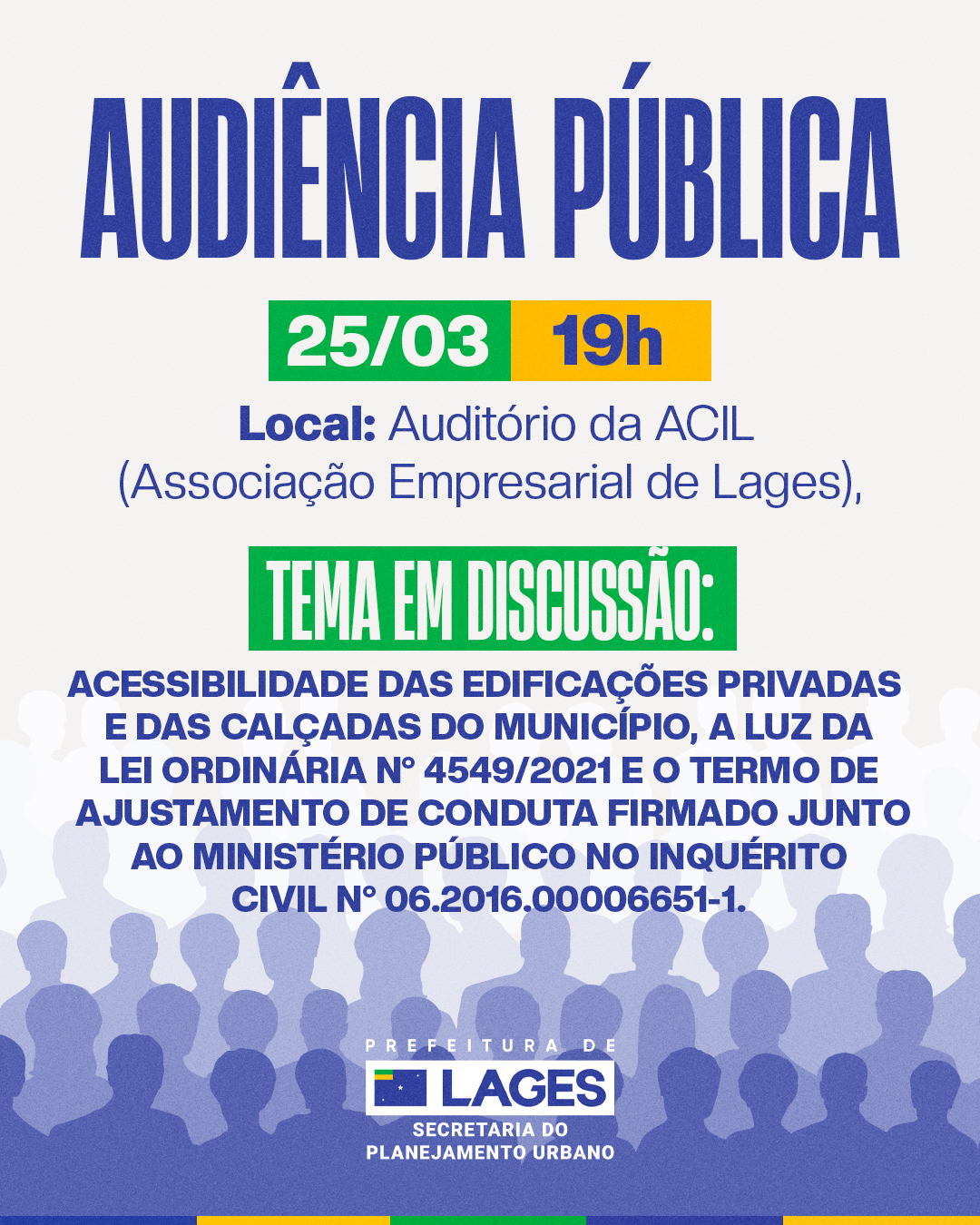 Prefeitura de Lages Lages debate avanços e desafios da acessibilidade em audiência pública 