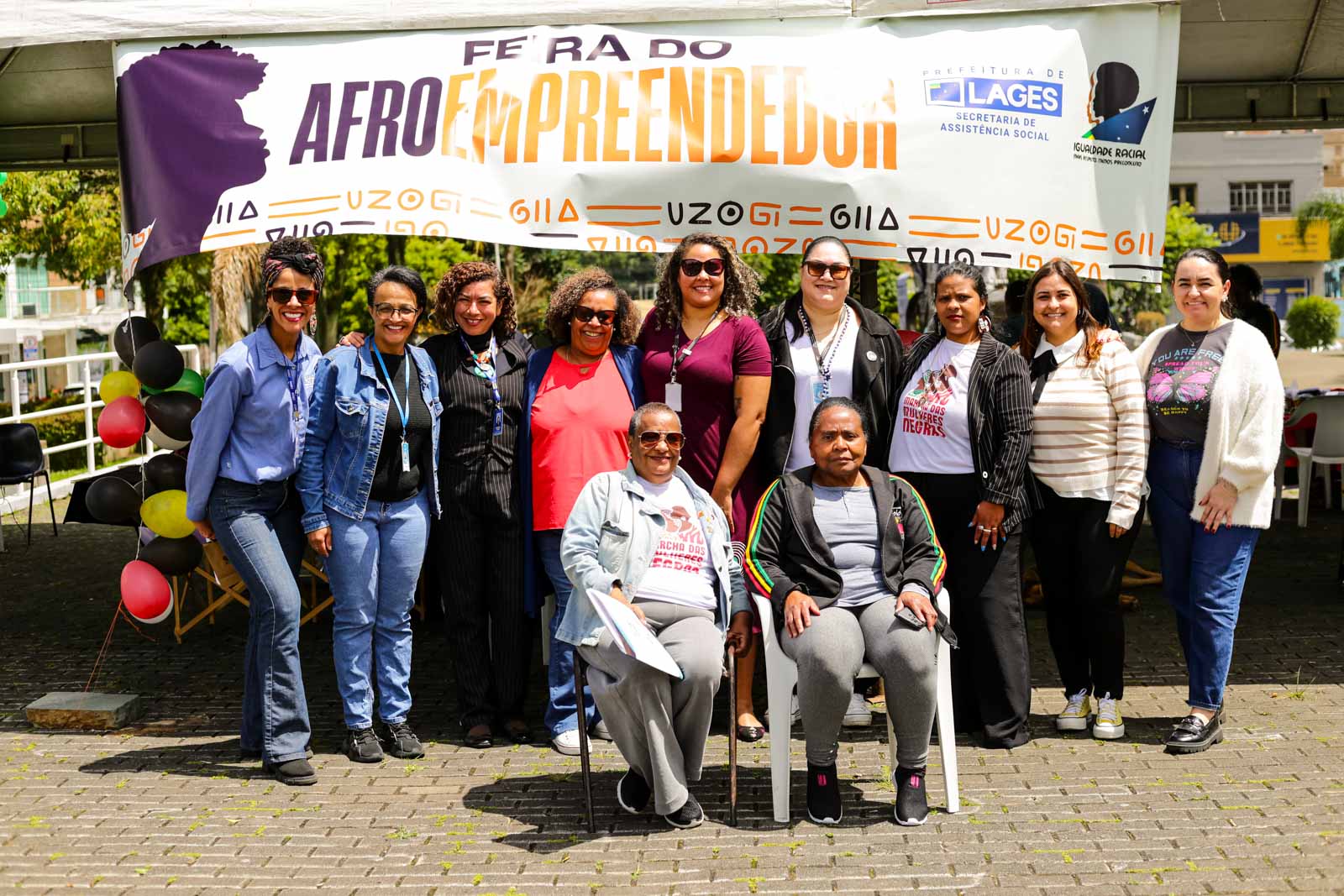 Prefeitura de Lages Assistência Social e Conselho Municipal de Promoção da Igualdade Racial promoveram a 2ª Feira do Afroempreendedor