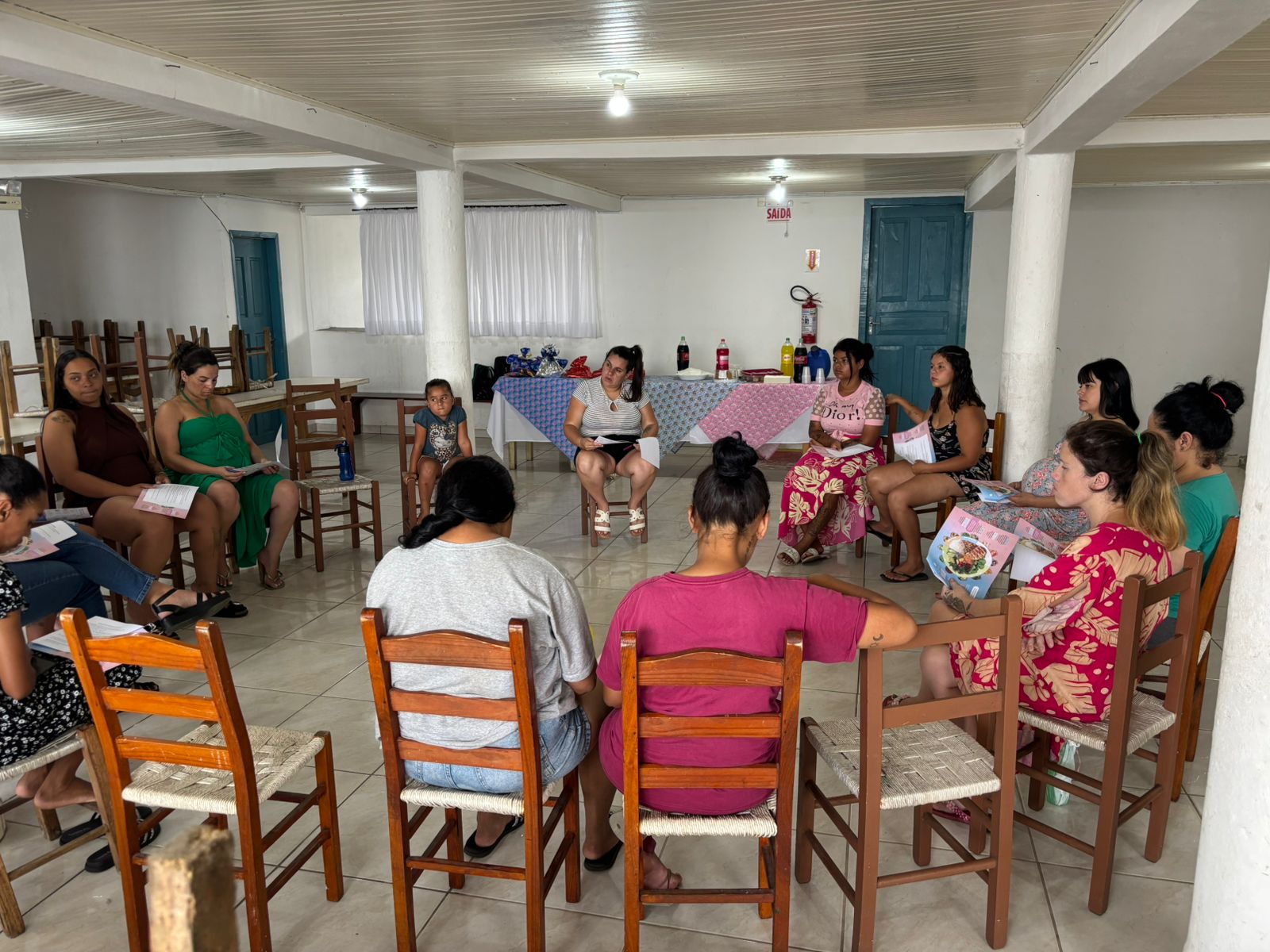 Prefeitura de Lages Cuidado e informação marcam encontro do Grupo de Gestantes da Unidade Básica de Saúde da Habitação