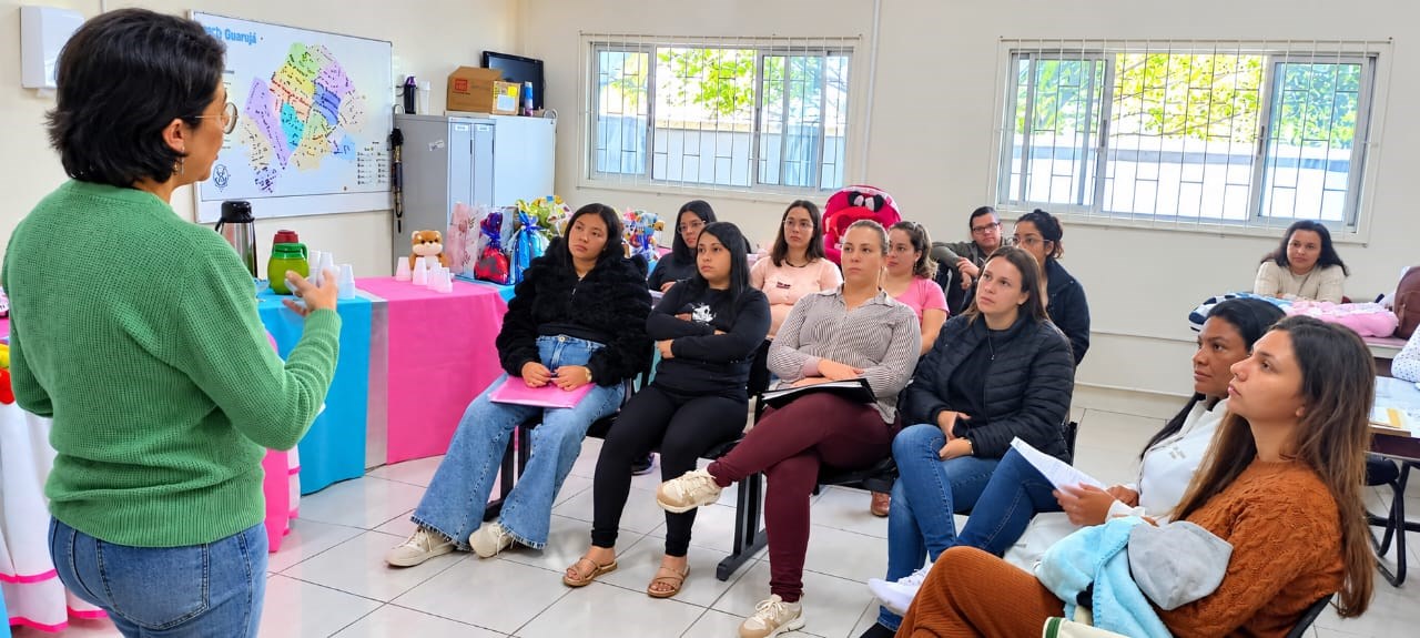 Prefeitura de Lages Maternar + Lages prepara gestantes para a chegada do bebê com orientação e acolhimento