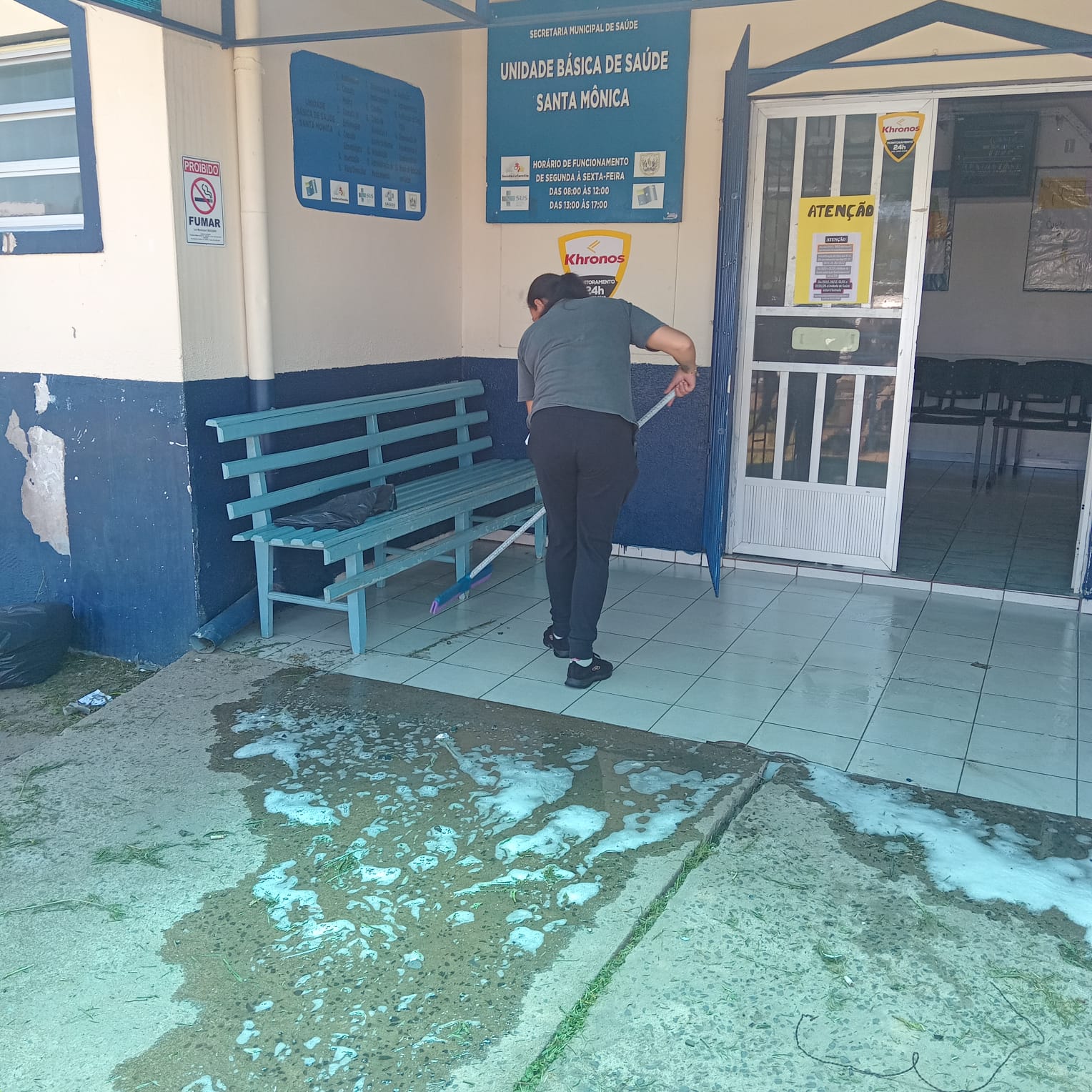 Prefeitura de Lages Prefeitura de Lages intensifica ações de higienização e manutenção na rede municipal de saúde em 2025