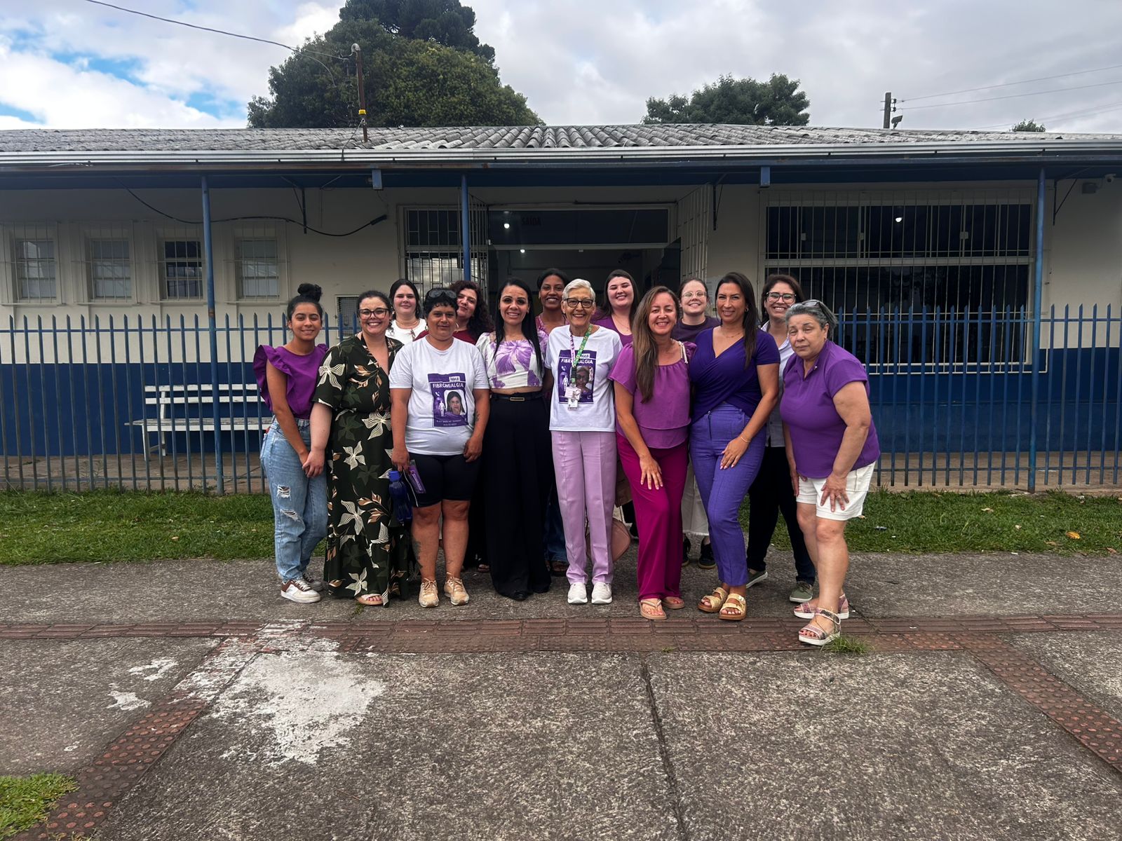 Prefeitura de Lages Conscientização e cuidado marcam ação do Fevereiro Roxo na Unidade Básica de Saúde da Penha