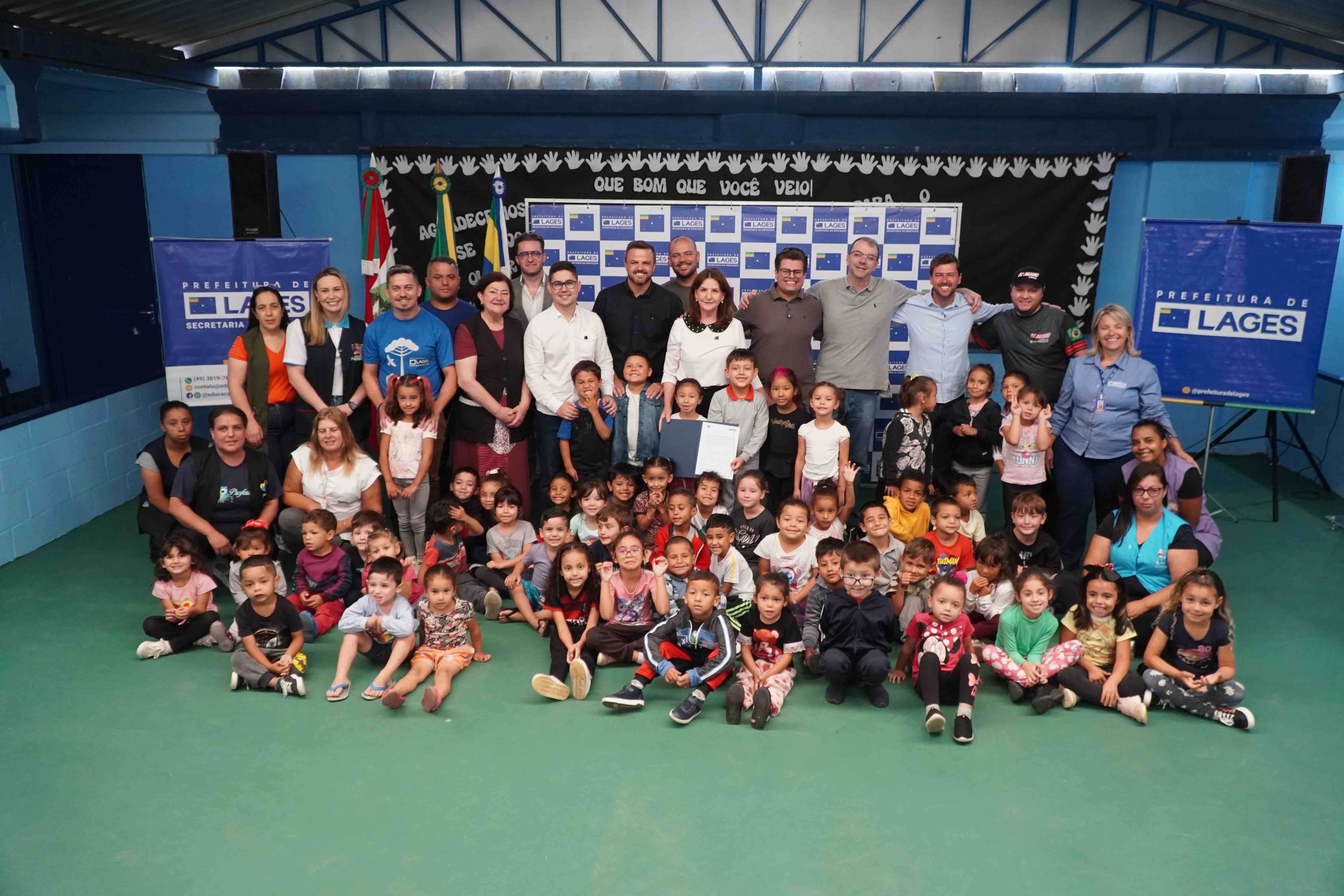 Prefeitura de Lages Educação: Prefeitura de Lages assina ordem de serviço para melhorias no Ceim Nossa Senhora dos Prazeres