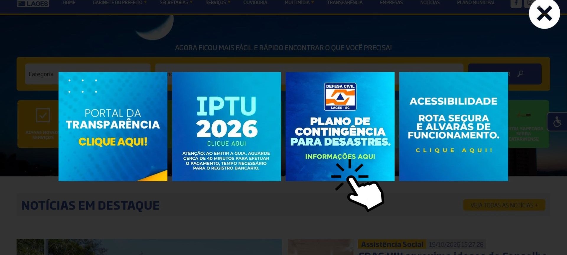 Prefeitura de Lages Consulta Pública da Defesa Civil de Lages recebe sugestões da população até este domingo, 25 de outubro