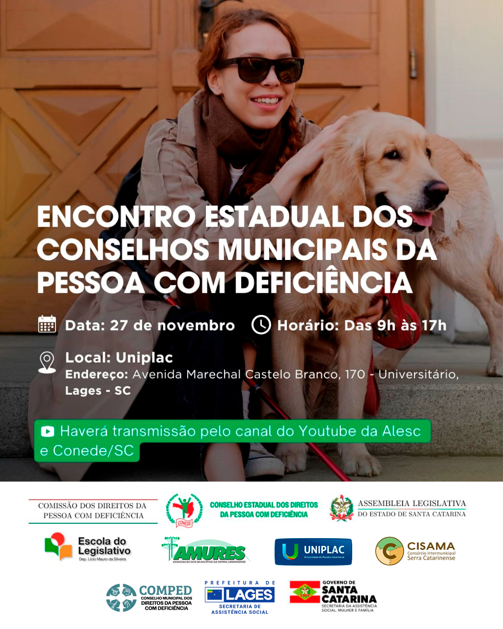 Prefeitura de Lages Lages sedia Ciclo de Encontros de Conselhos Municipais da Pessoa com Deficiência em celebração aos 25 anos do Conede-SC