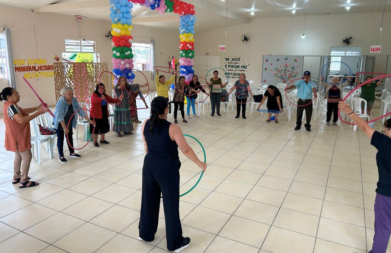 Prefeitura de Lages Centro de Convivência do Idoso, da Prefeitura, completa um mês em novo formato e amplia participação com mais de 120 idosos atendidos em Lages