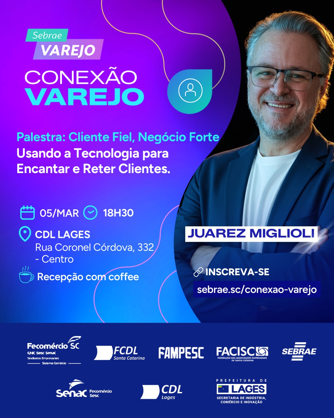 Prefeitura de Lages Conexão Varejo: prefeitura apoia evento que trará inovação e estratégias ao setor varejista