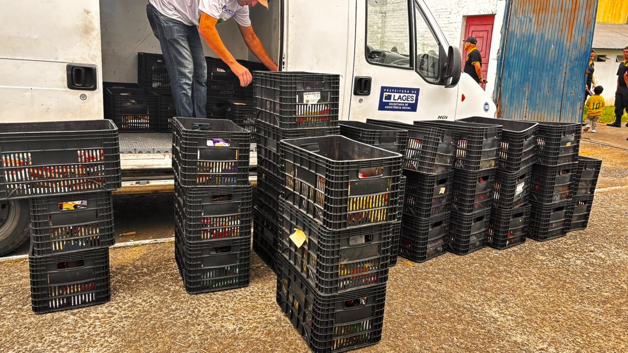 Prefeitura de Lages Doações chegam ao Banco de Alimentos para atender rede de assistência de Lages