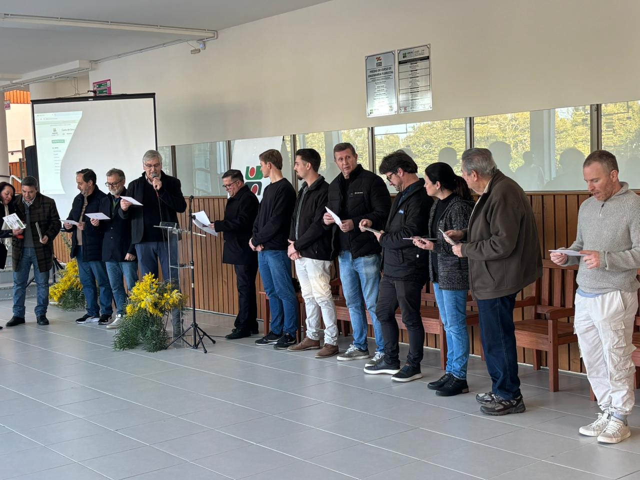 Prefeitura de Lages Secretaria da Agricultura, Pecuária e Pesca acompanha reinauguração do Herbário Lusc do Centro de Ciências Agroveterinárias (CAV)/Udesc