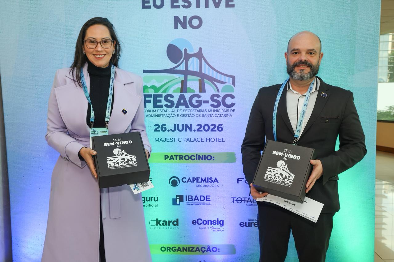 Prefeitura de Lages Prefeitura de Lages participa do 1º Fórum Estadual de Secretarias Municipais de Administração e Gestão de Santa Catarina 