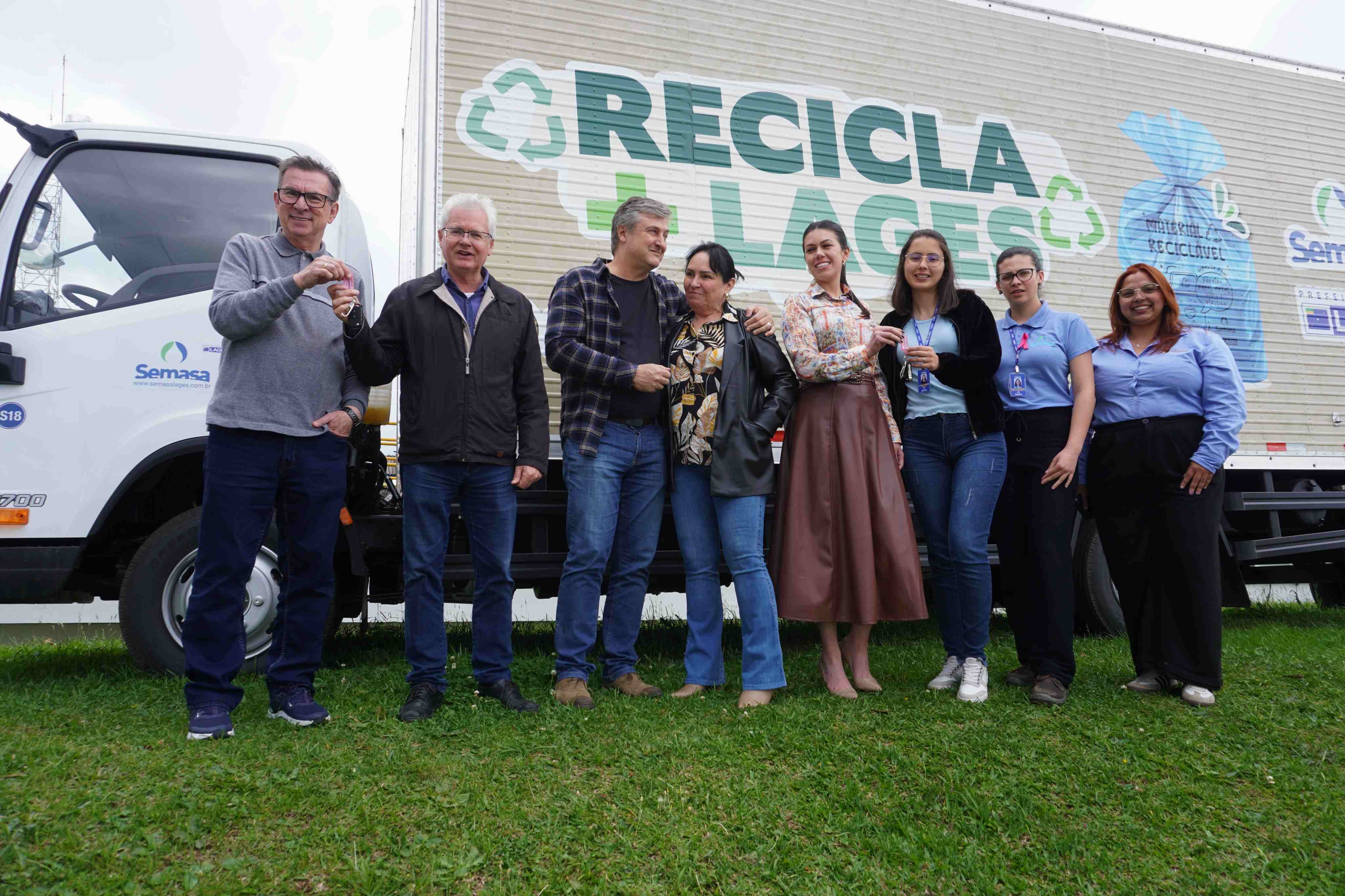 Prefeitura de Lages Prefeitura intensifica coleta de lixo seletiva com o Recicla + Lages